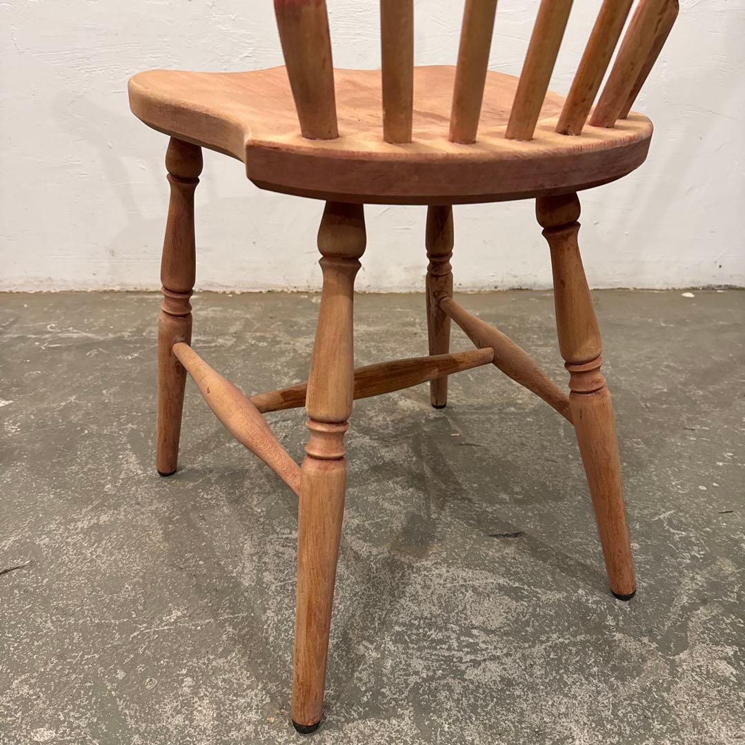 hangoutビンテージ　ダイニングチェア　木製チェア　剥離　2