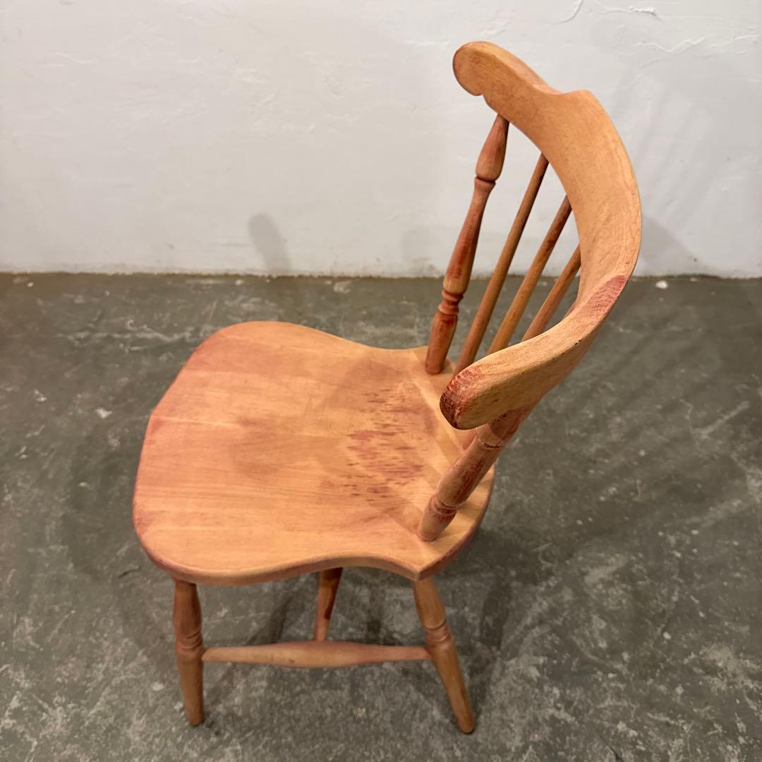 hangoutビンテージ　ダイニングチェア　木製チェア　剥離　2