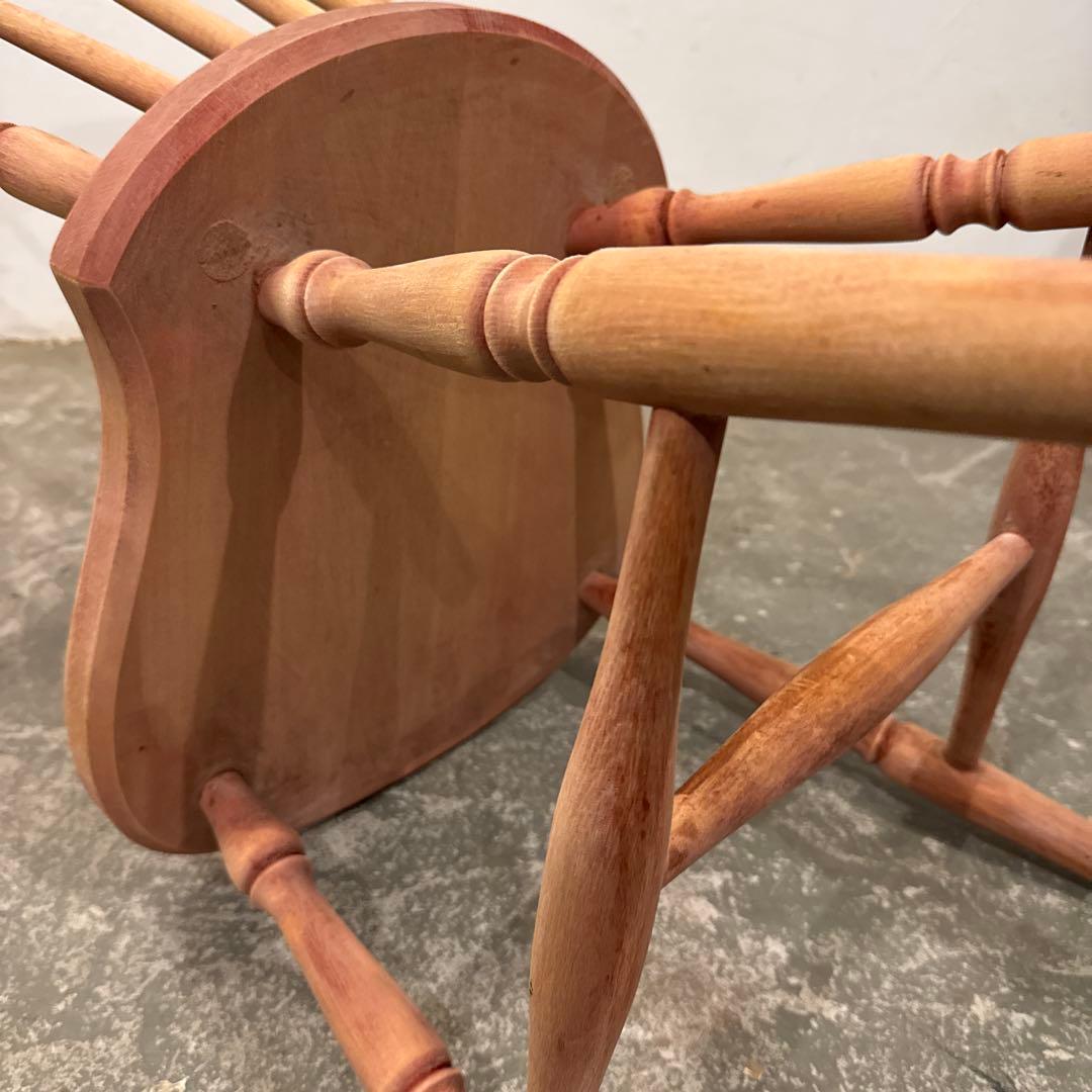 hangoutビンテージ　ダイニングチェア　木製チェア　剥離　2