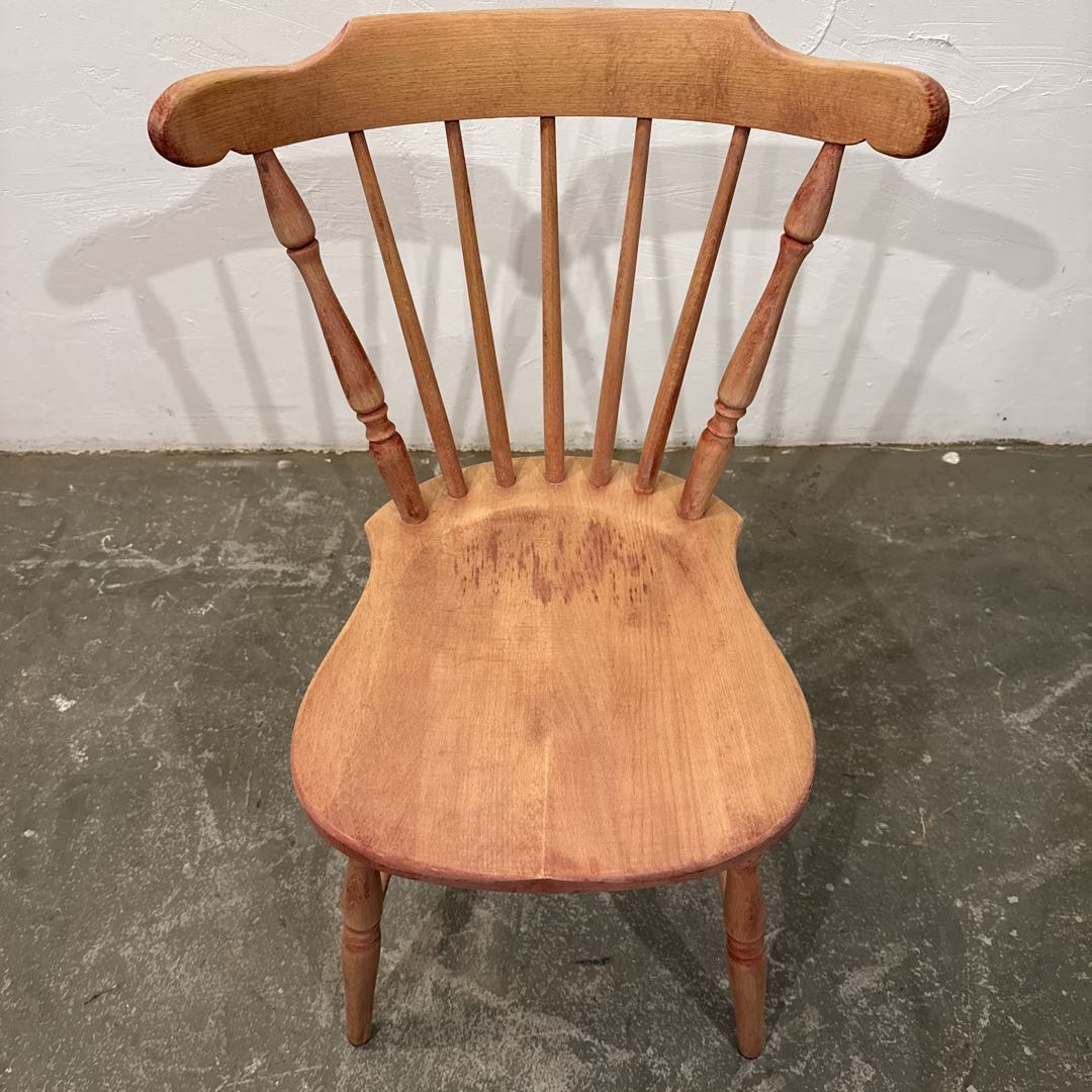 hangoutビンテージ　ダイニングチェア　木製チェア　剥離　2