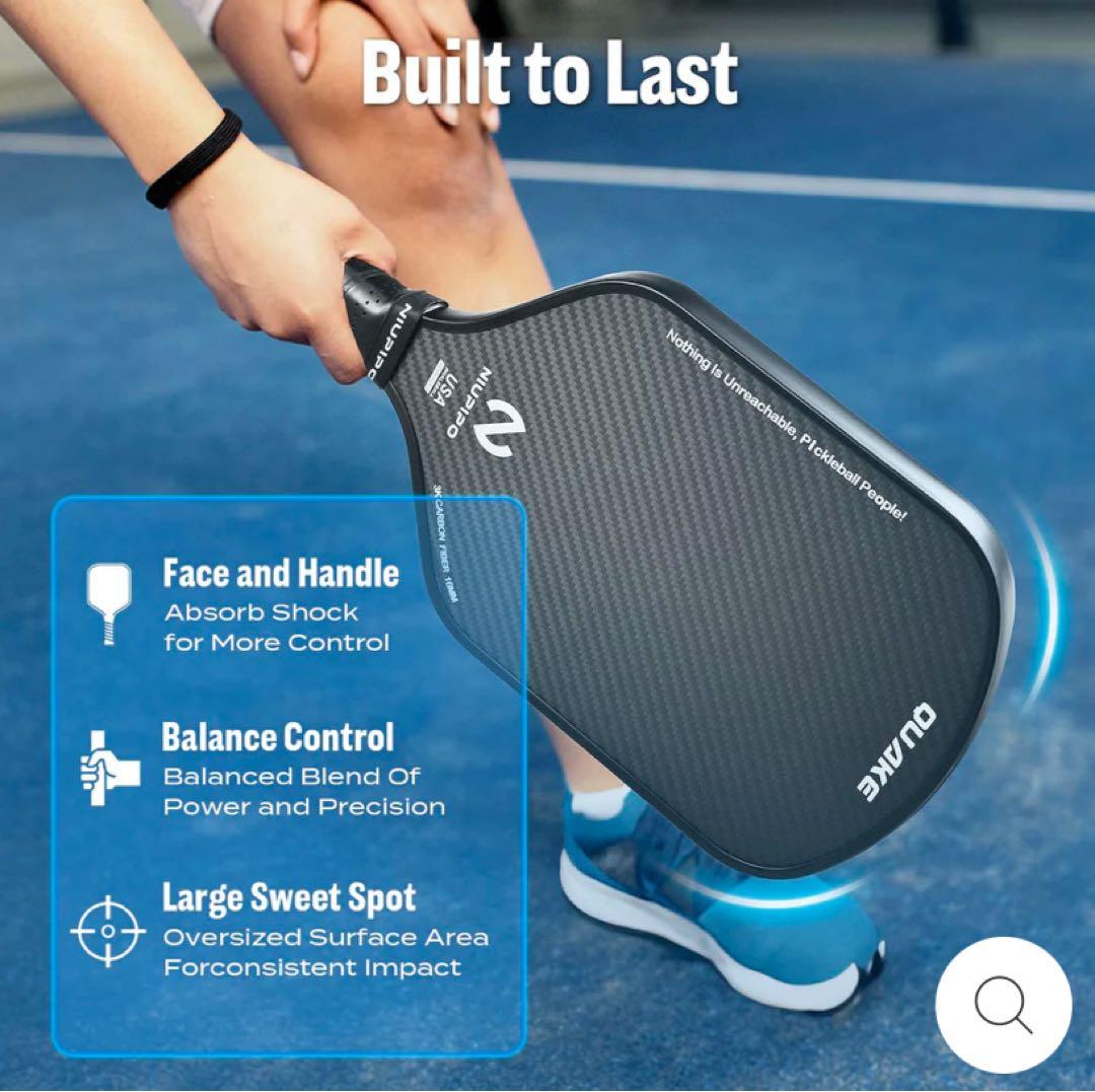 【コスパ◎】ピックルボール　パドル　NIUPIPO QUAKE 3K