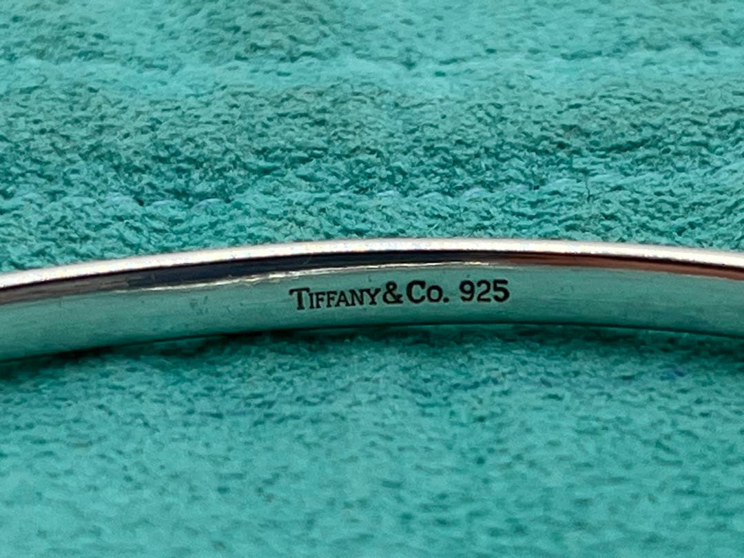 c357 ティファニー　ダブルループ　バングル　ブレスレット　シルバー　925
