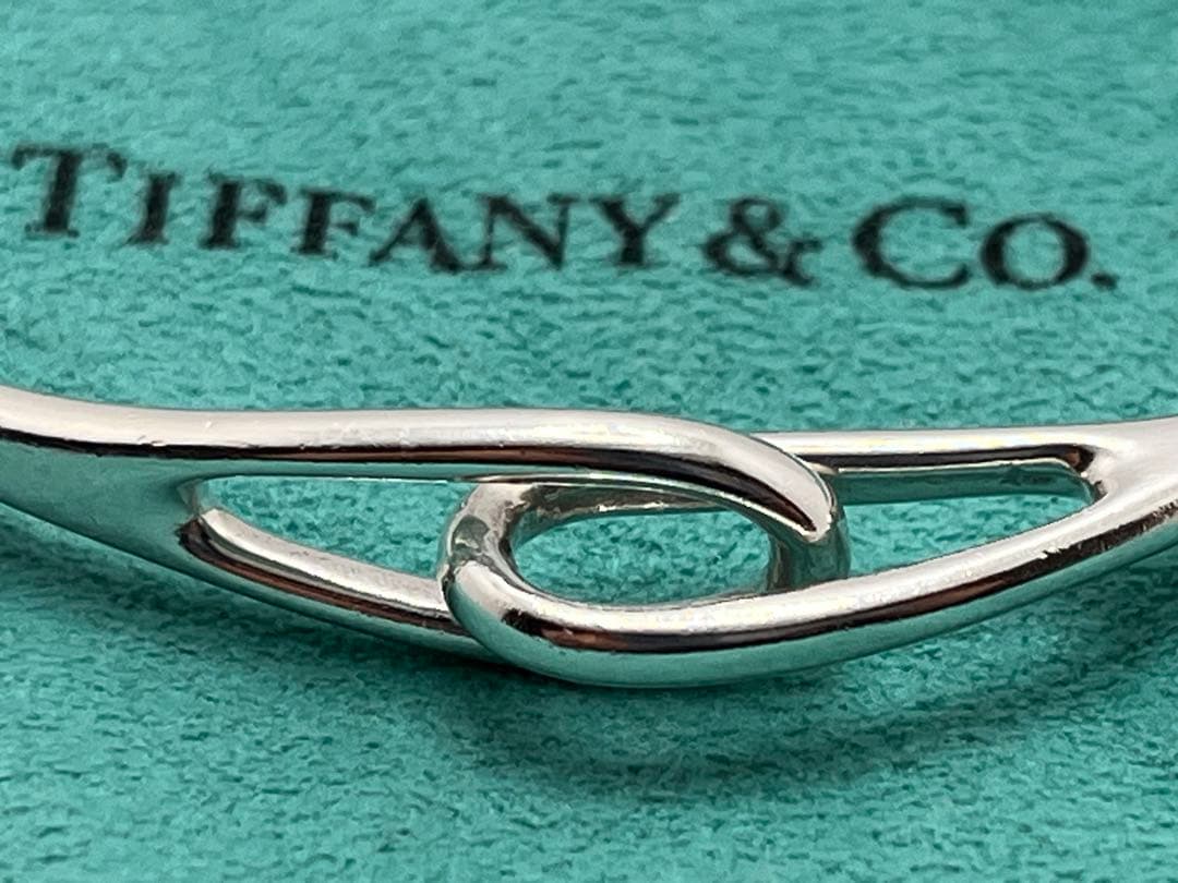 c357 ティファニー　ダブルループ　バングル　ブレスレット　シルバー　925