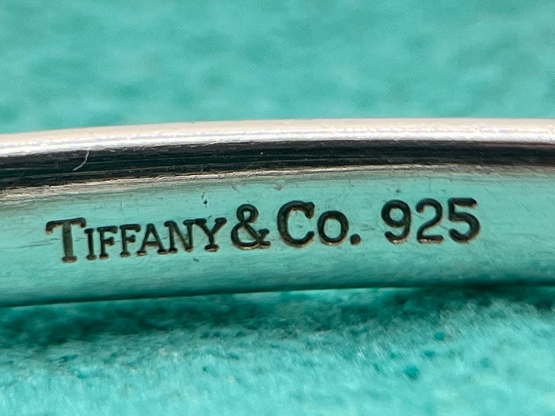 c357 ティファニー　ダブルループ　バングル　ブレスレット　シルバー　925