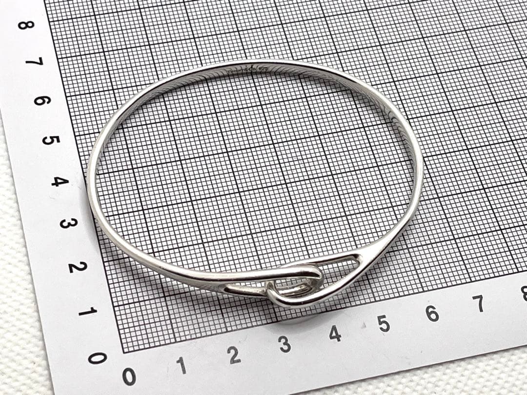 c357 ティファニー　ダブルループ　バングル　ブレスレット　シルバー　925