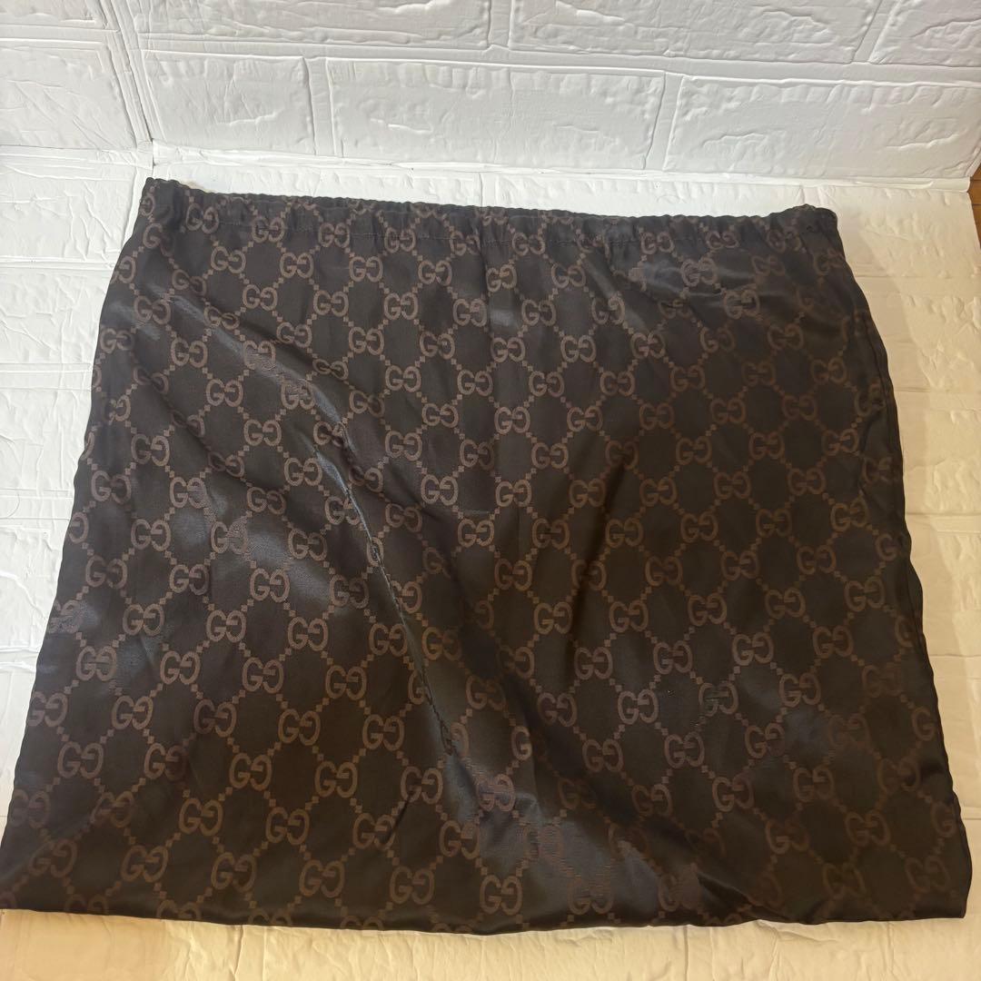 【極美品】GUCCI グッチ トートバッグ　GGキャンバス×レザー　巾着2個付き
