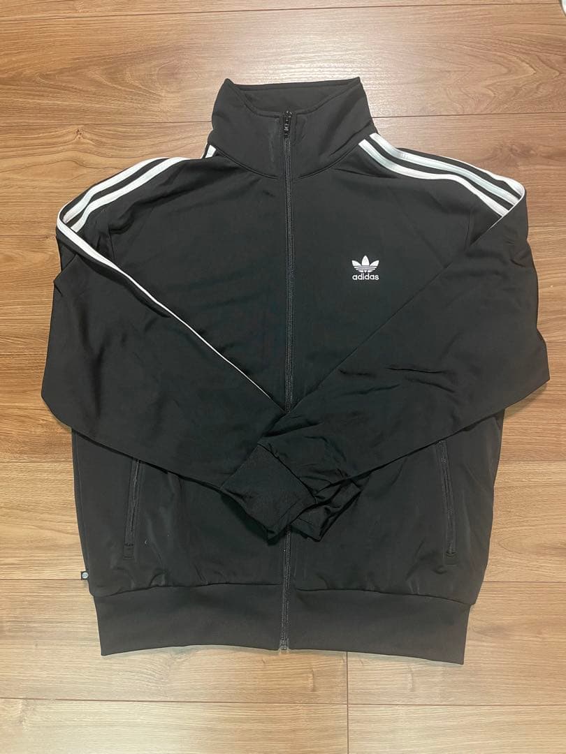 adidas ファイヤーバード　トラックジャケット　ブラック　XXL