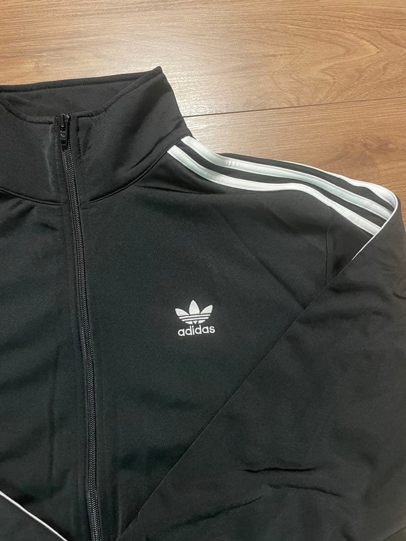 adidas ファイヤーバード　トラックジャケット　ブラック　XXL