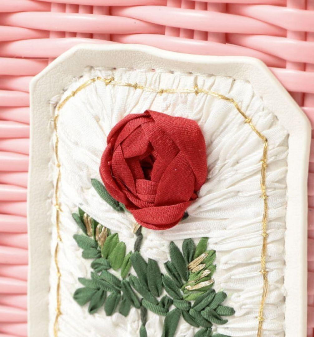 【新品タグ付き】ルルメリー × ビームス 手刺繍のかごバッグ (小)