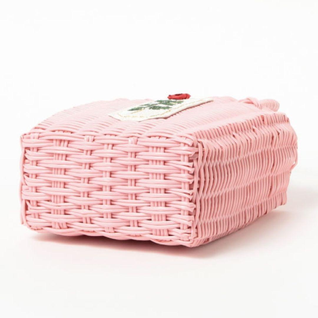 【新品タグ付き】ルルメリー × ビームス 手刺繍のかごバッグ (小)