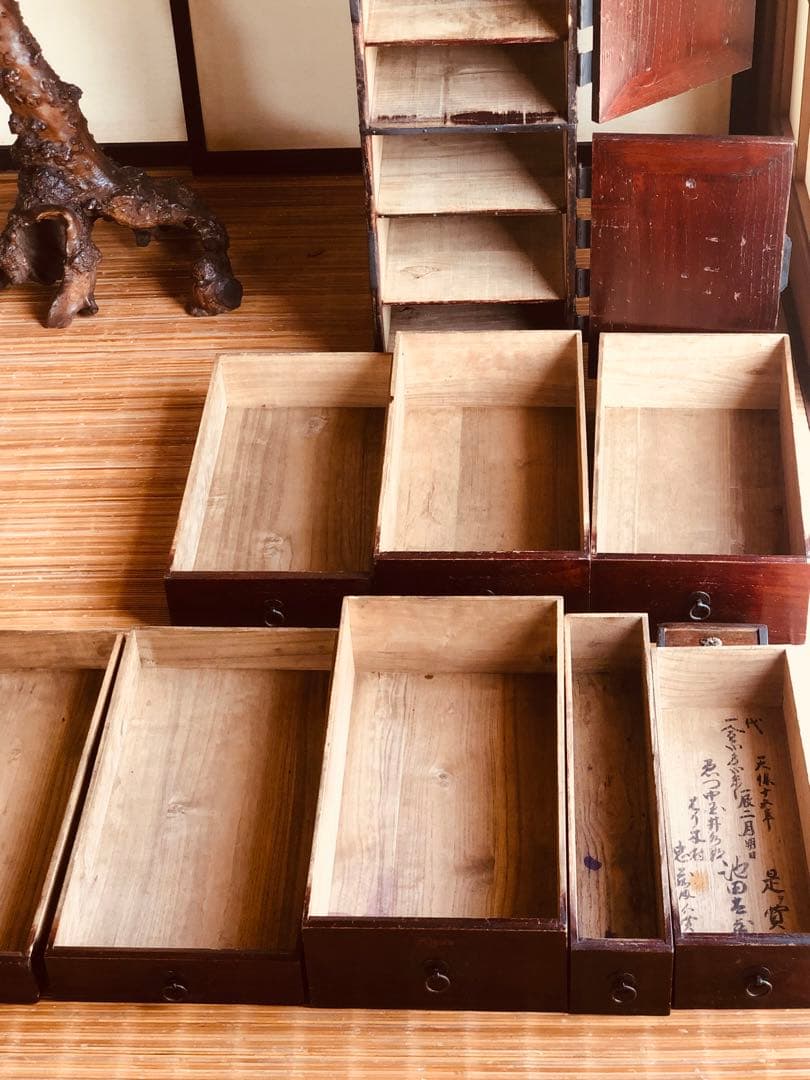 時代箪笥 民藝箪笥 仙台箪笥 引出し収納 骨董 アンティーク レトロ 和モダン