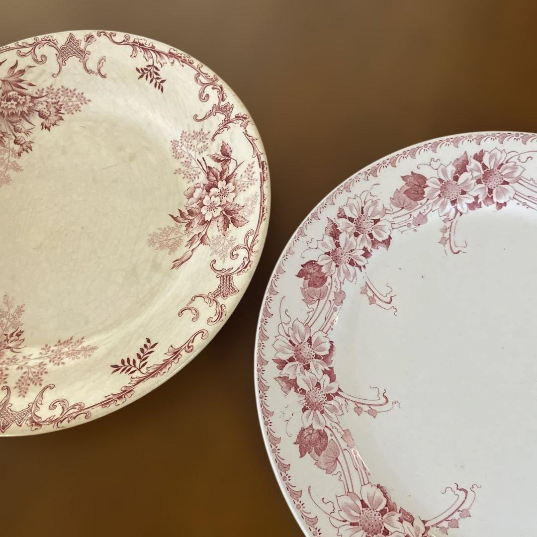 お気持ちお値下げフランスプレート平皿サラダプレート二枚おまとめ