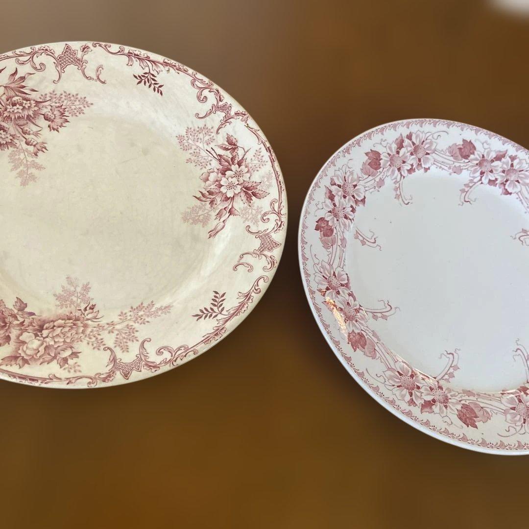 お気持ちお値下げフランスプレート平皿サラダプレート二枚おまとめ