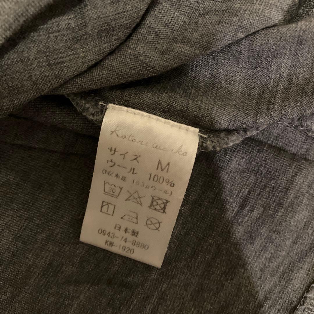 コトリワークス 男女兼用 半袖Tシャツ M グレー
