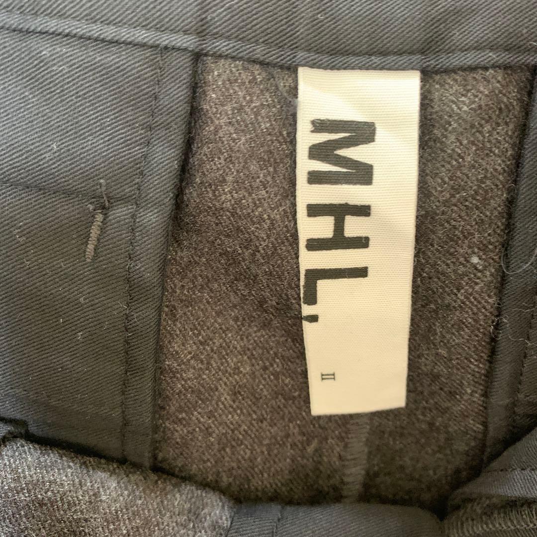 新品タグ付き【MHL】ウールセーラークロップドパンツ