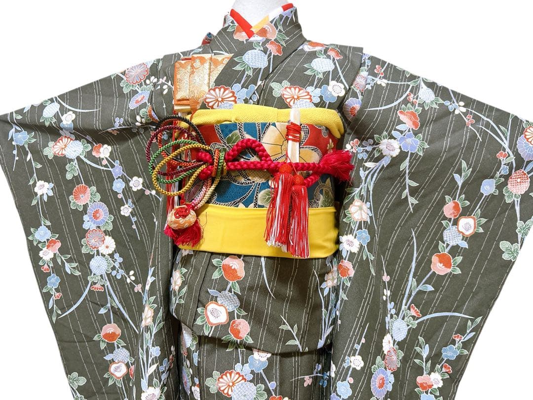 上品!!グレー系♡七五三　7歳　女の子　フルセット　一式