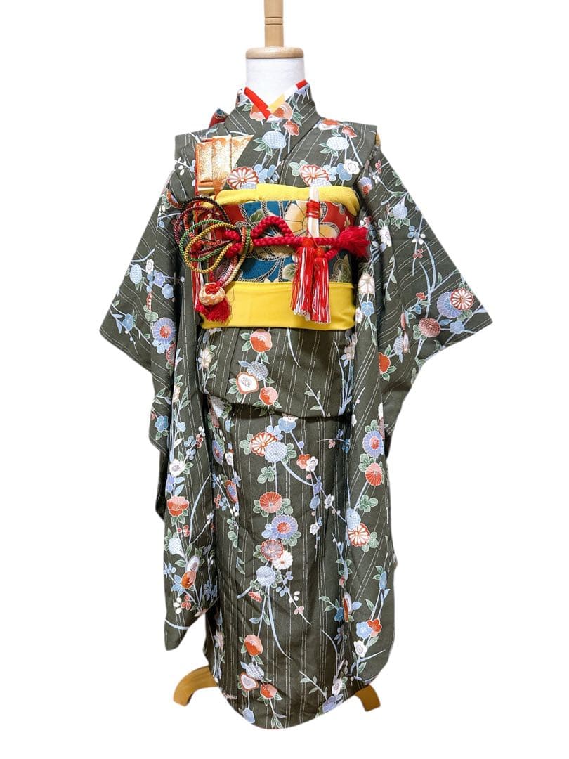 上品!!グレー系♡七五三　7歳　女の子　フルセット　一式