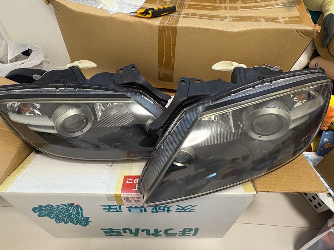 RX-8 ヘッドライト 左右 レンズ曇りなし