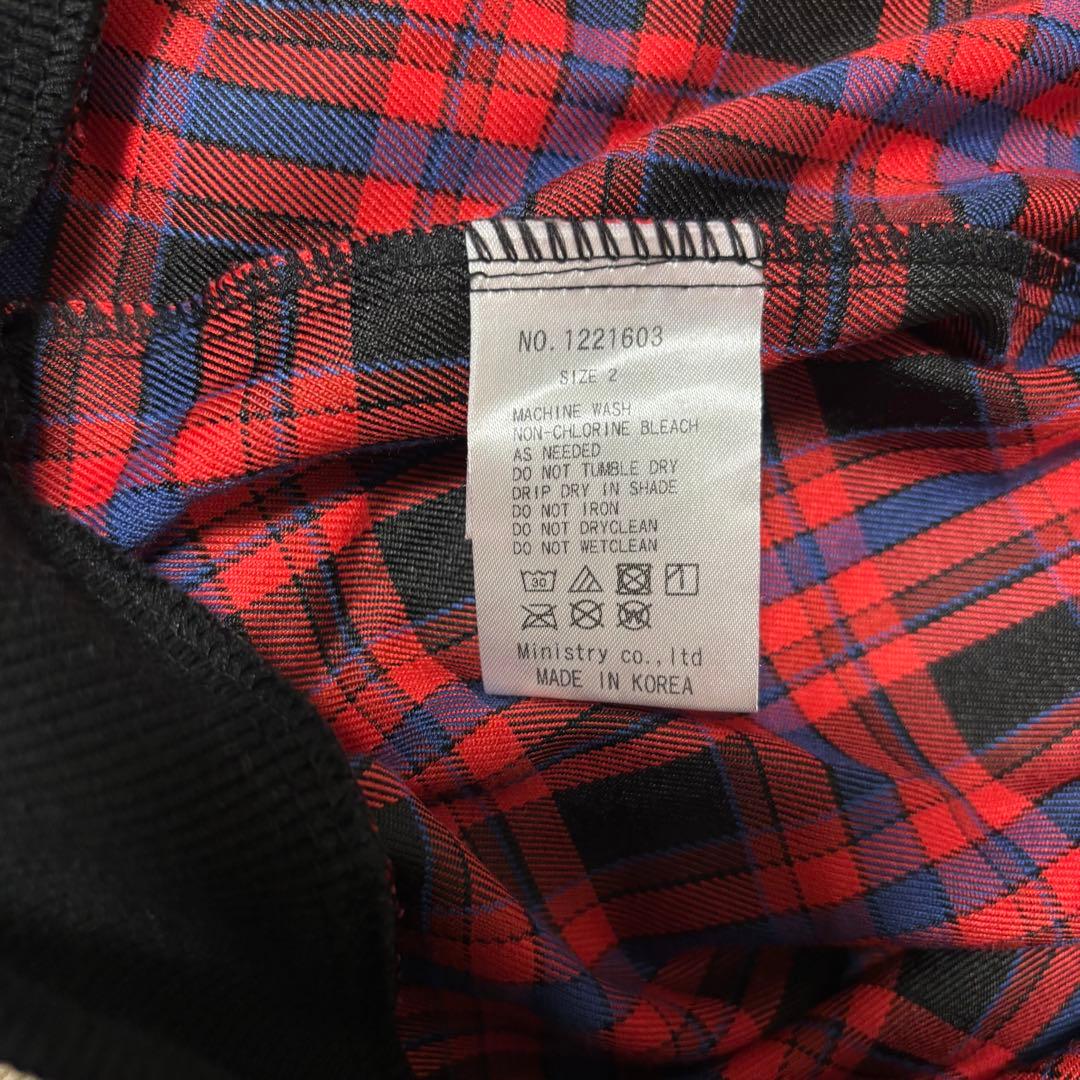 CANDY STRIPPER チェック柄ポロシャツ M サイズ2