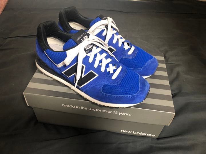 newbalance  オーダーメイド ブルー スエード