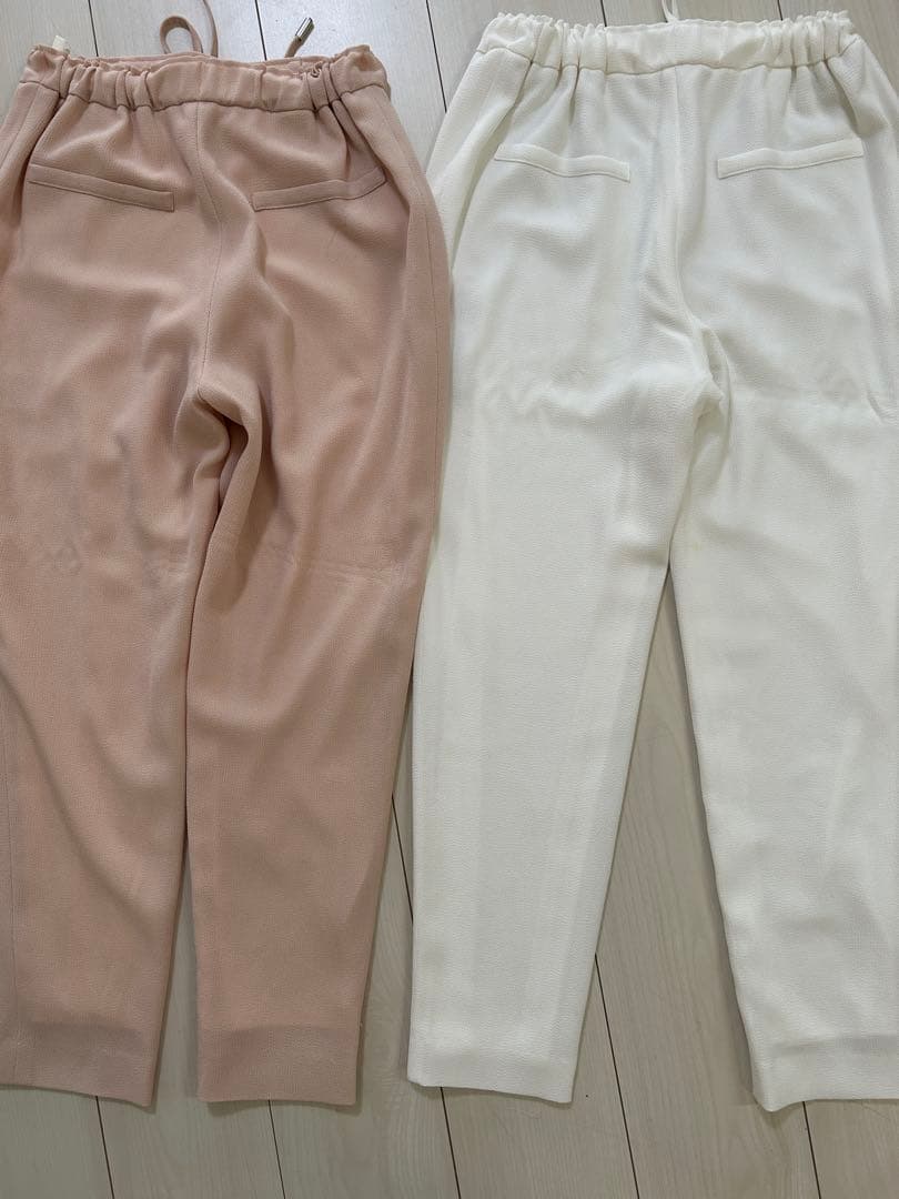 Rene パンツ 2色セット 34 S ゴム リボン
