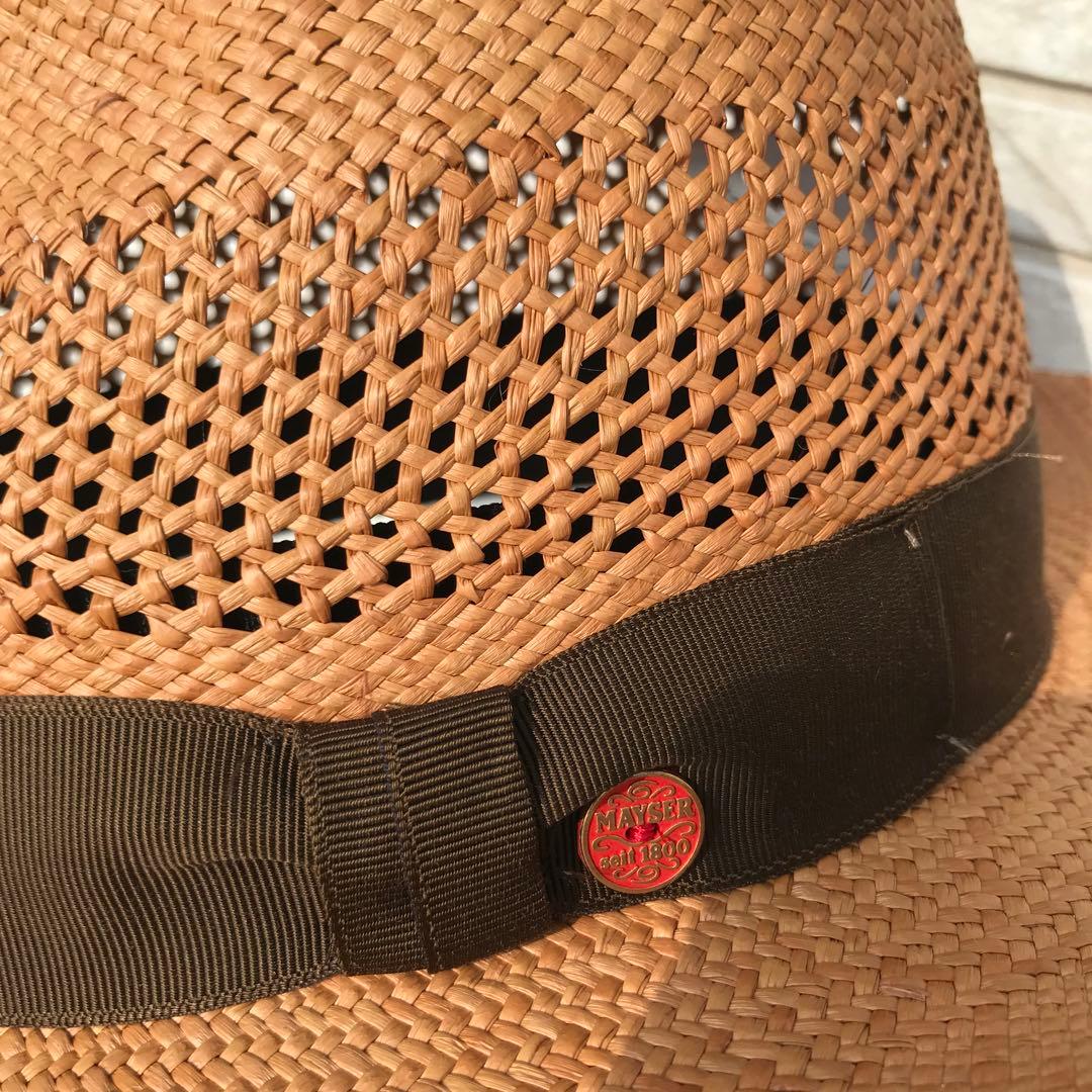 MAYSER　パナマハット　57　ブラウン