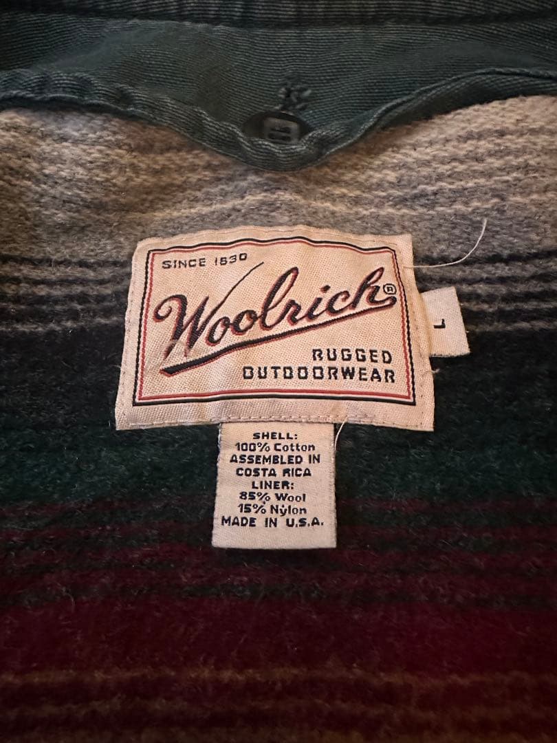 Woolrich 90s ハンティングジャケット　カバーオール　ライナー付　L