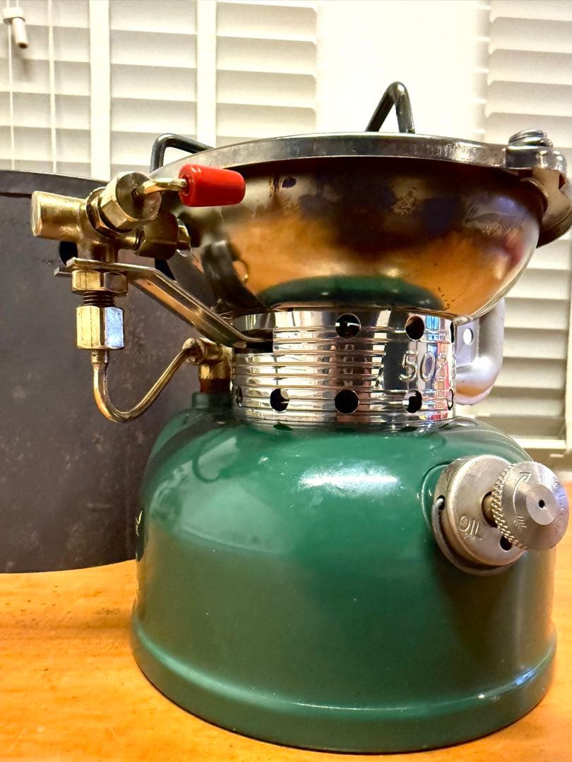 【ゆうき】コールマン502バーナーストーブ＋ヒートドラム＋クーラーボックス