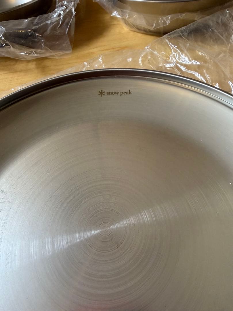 スノーピーク　ステンレス　皿セット　８枚　新品