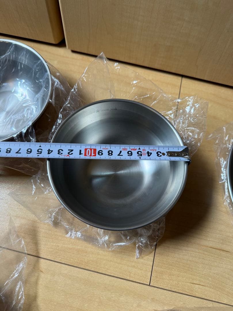 スノーピーク　ステンレス　皿セット　８枚　新品