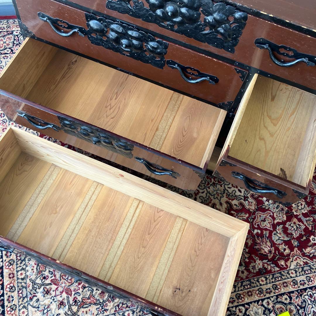 昭和レトロ 古家具 仙台箪笥 7杯 引き出し 和箪笥 ビンテージ ヴィンテージ