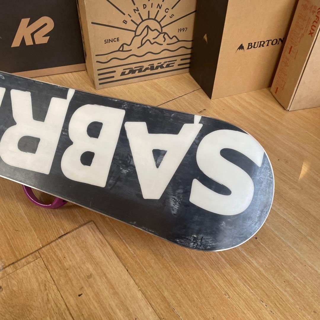 SABRINA×ELAN　サブリナ　バイン付スノーボードセット