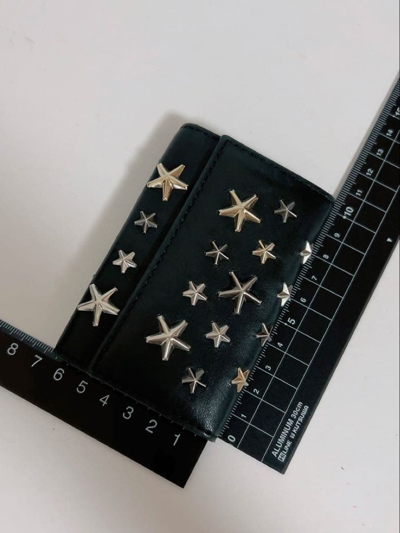 ジミーチュウ　JIMMY CHOO キーケース　6連 黒　スター　スタッズ