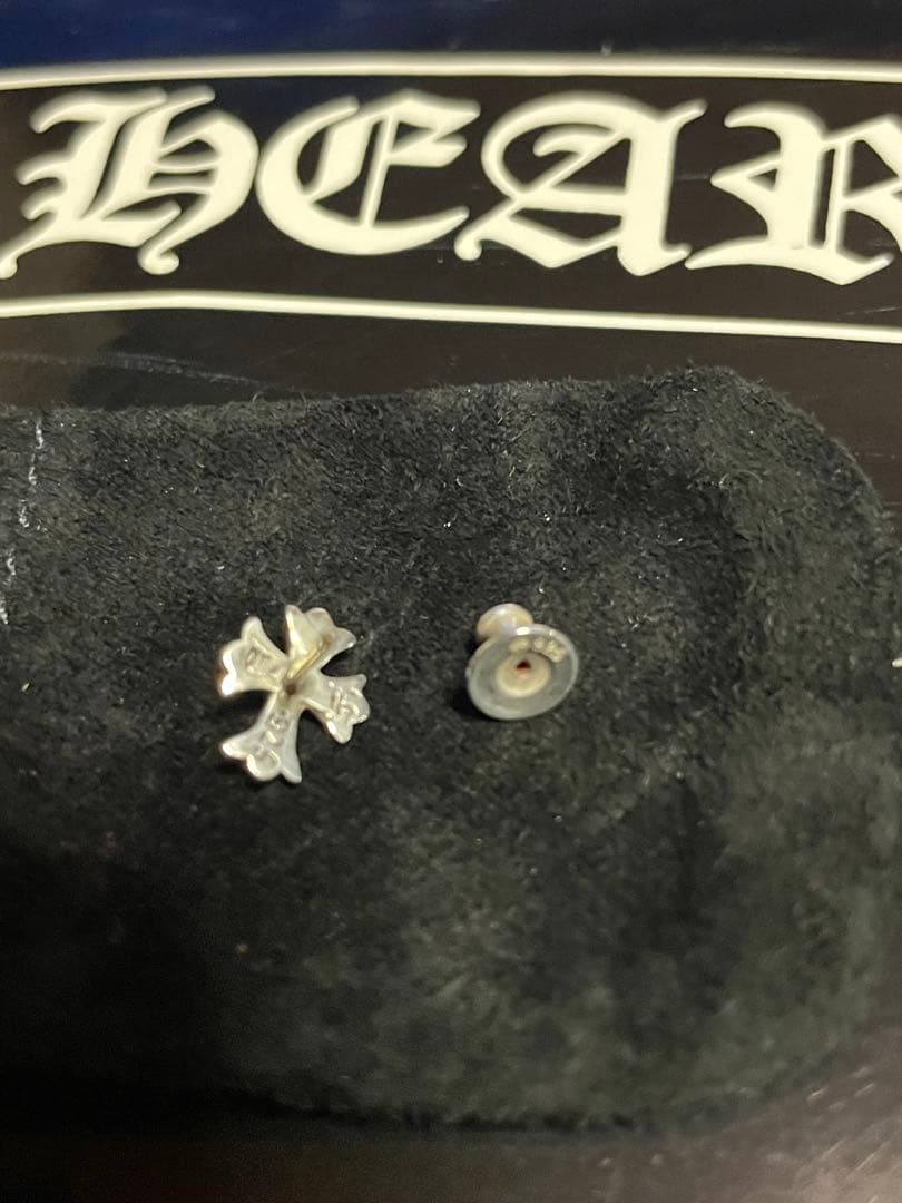 正規品Chrome Hearts C Hクロススタットピアス