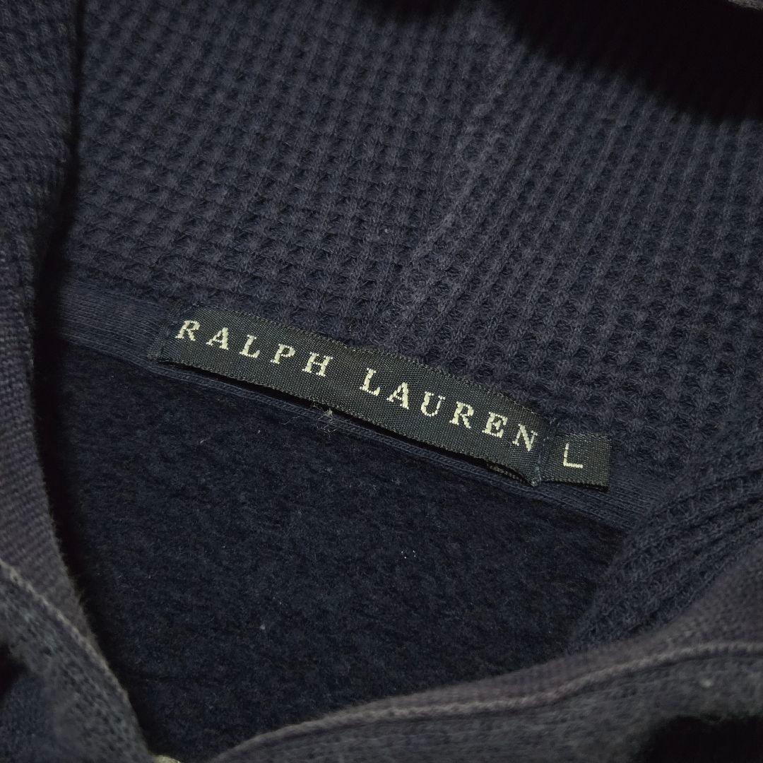 ラルフローレン パーカー ビッグポニー フランス 日本 国旗 刺繍 紺 L
