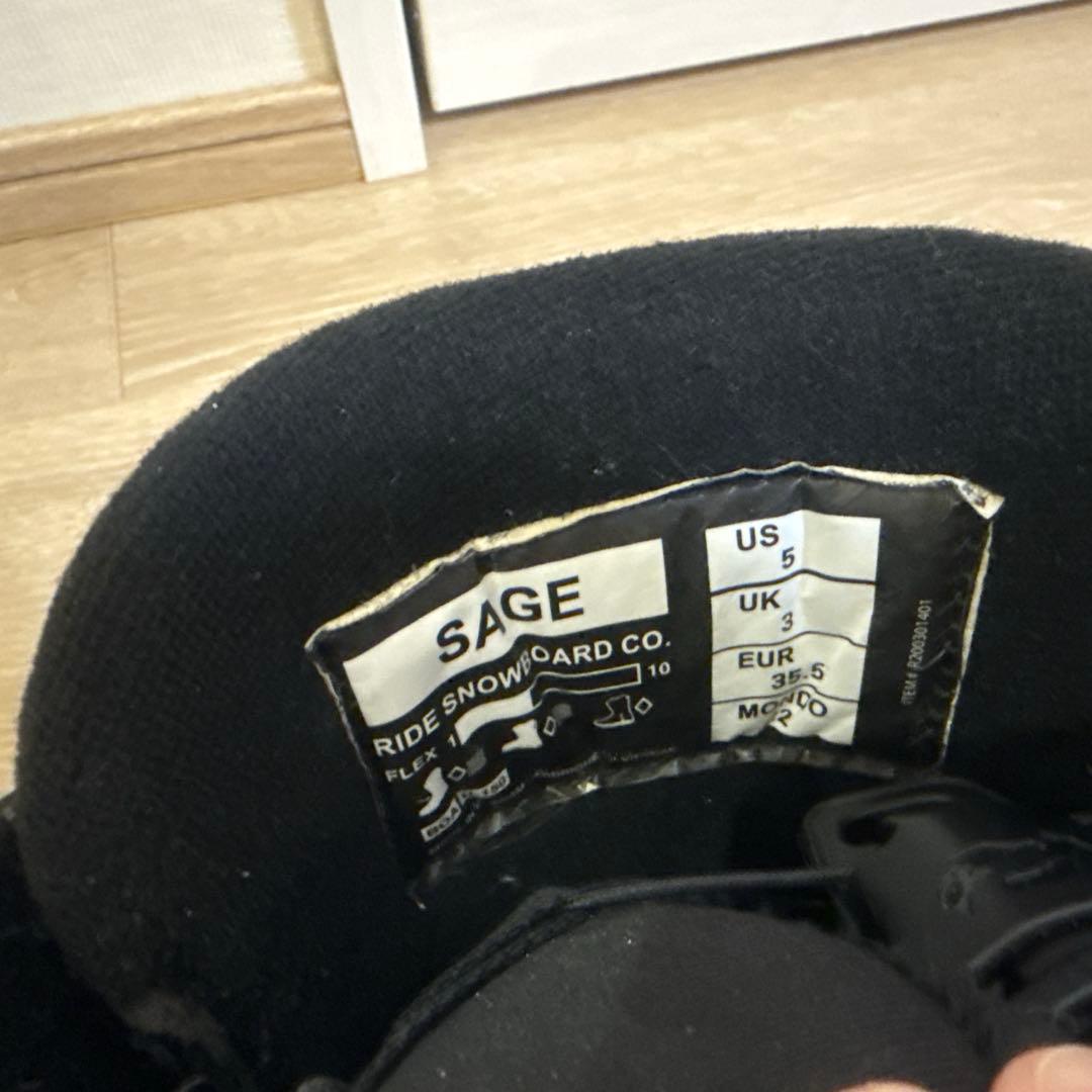 RIDEスノーボード ブーツ レディース SAGE 22センチ