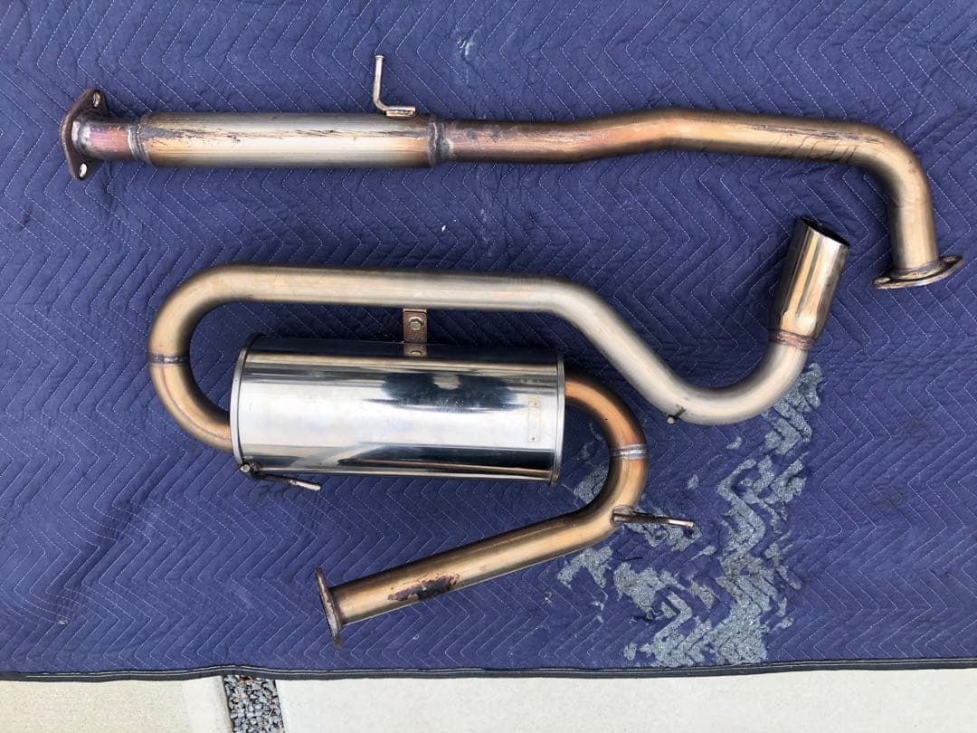 インテグラル神戸　Jet's ステンレス マフラー シングル出し