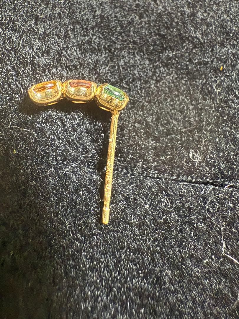 K18 パライバトルマリン ピアス