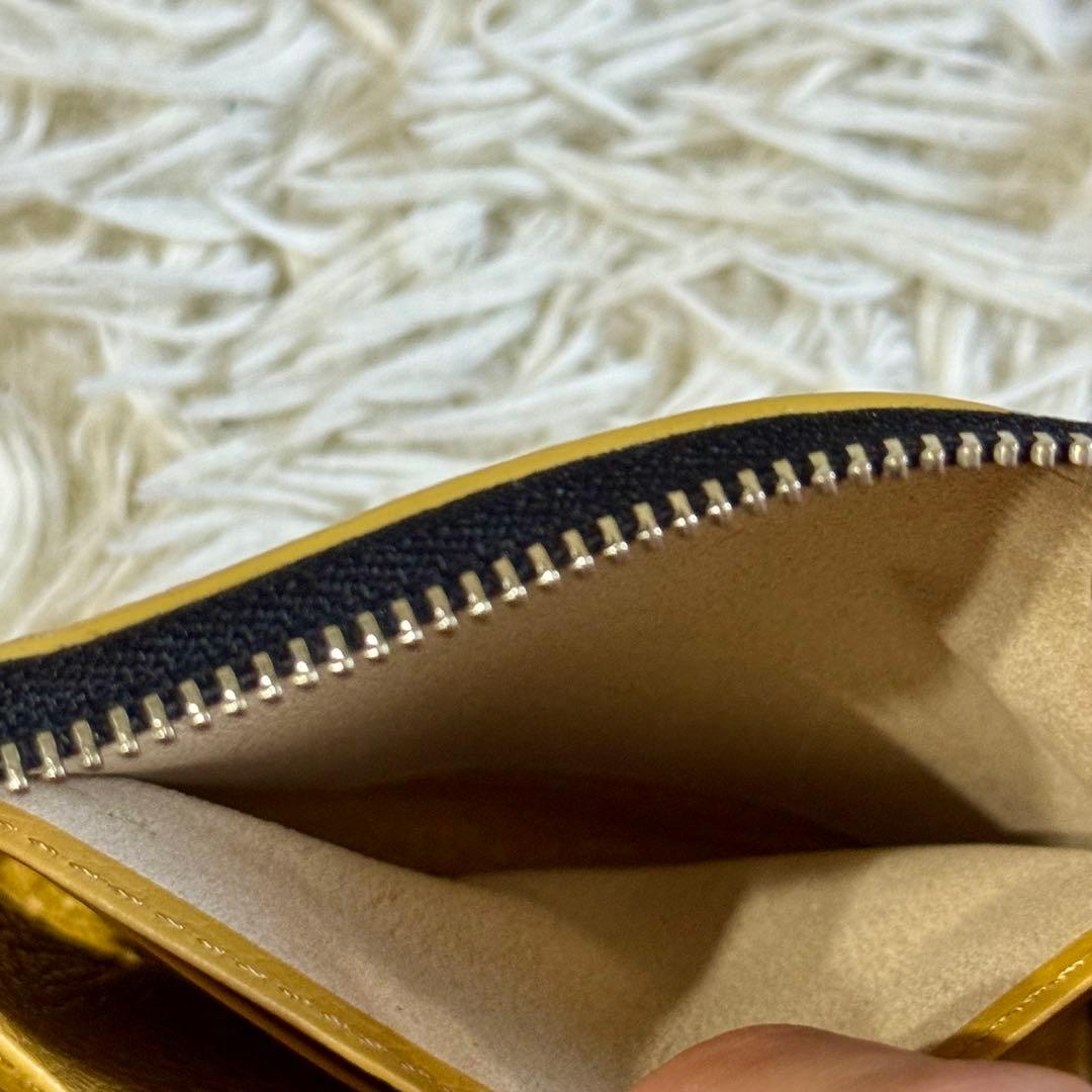 【美品】アタオ 18周年記念 ZOOシリーズ チェス ミニ財布 刺繍 キリン