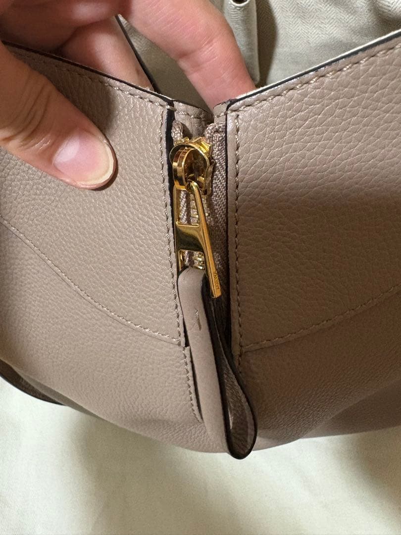 LOEWE ハンモックスモール(ベージュ レザー 2way)