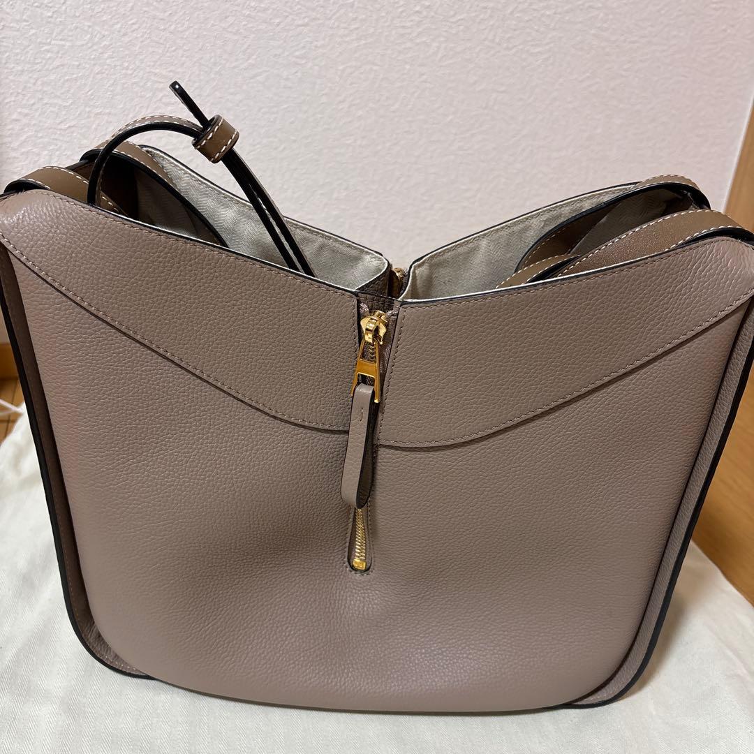 LOEWE ハンモックスモール(ベージュ レザー 2way)