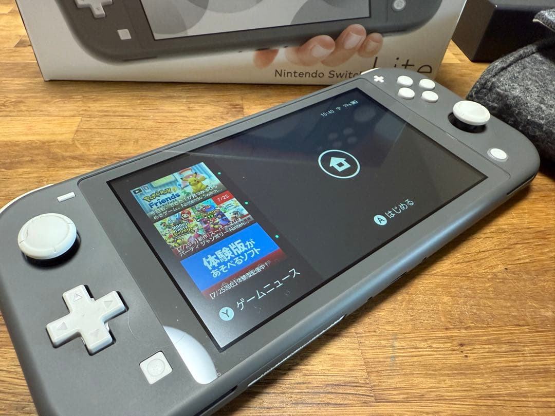 【美品】Nintendo Switch Lite グレー +保護ケース