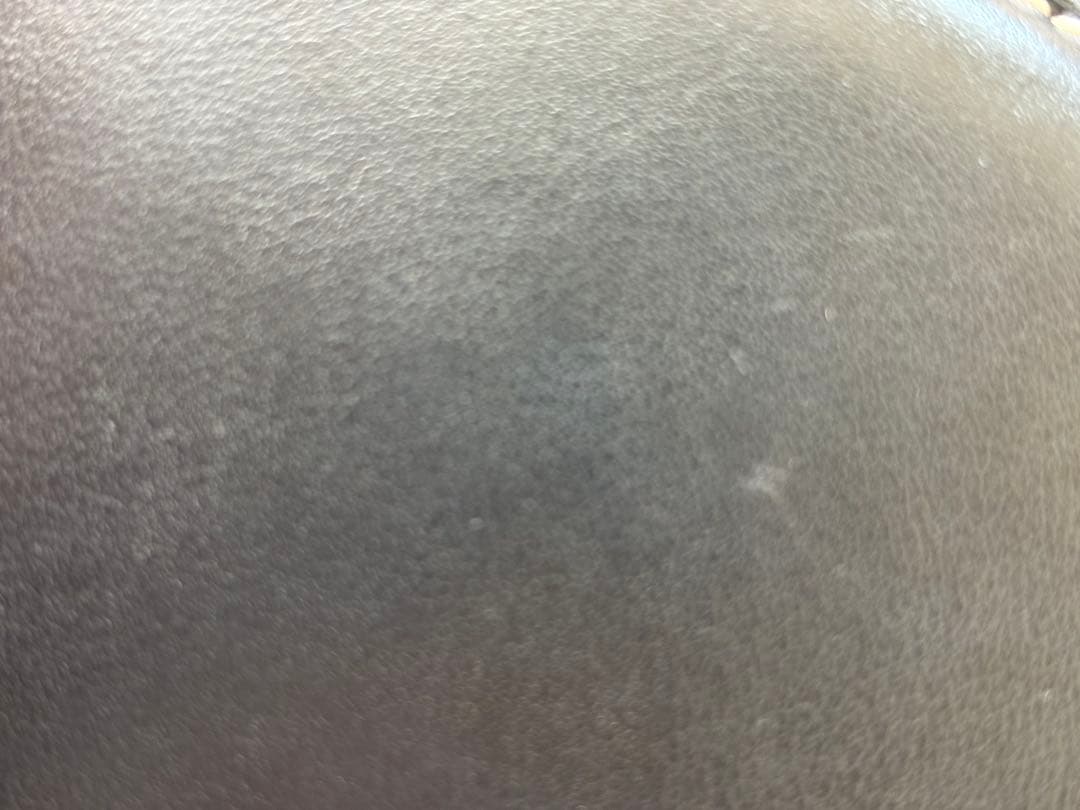 POLENE ブラック レザー ショルダーバッグ