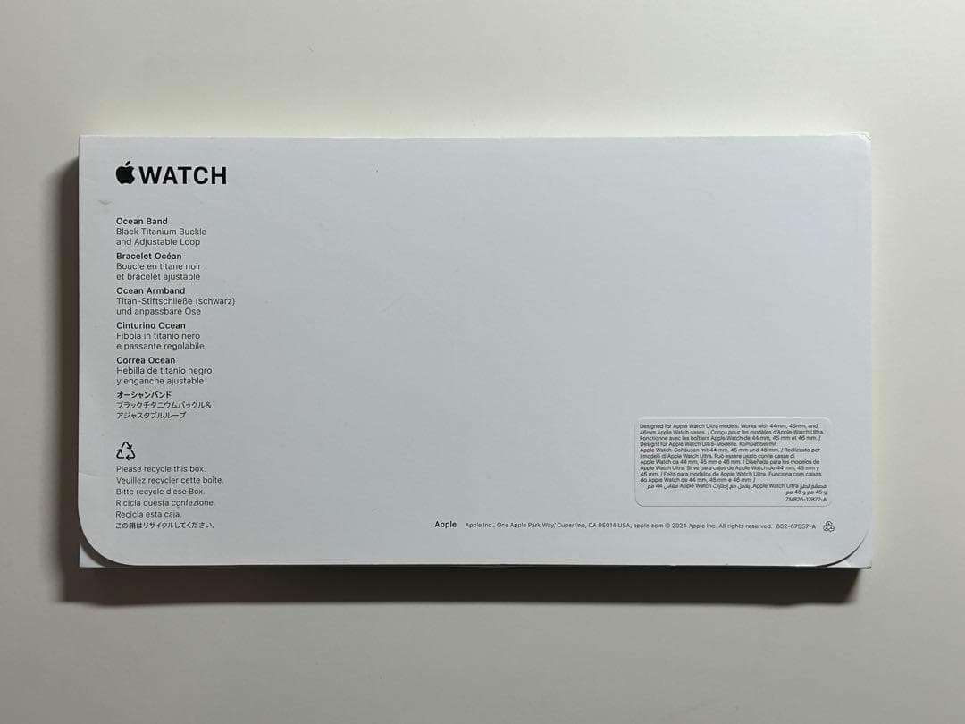 【新品】純正 49mm オーシャンバンド・ブラック（ブラックチタニウム）①