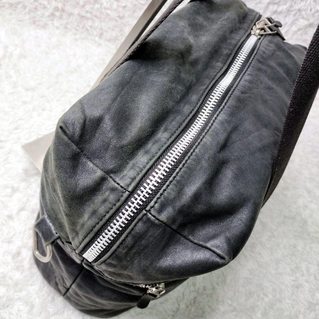 Y’s Yohji Yamamoto レザー ボストンバッグ レザー　2way