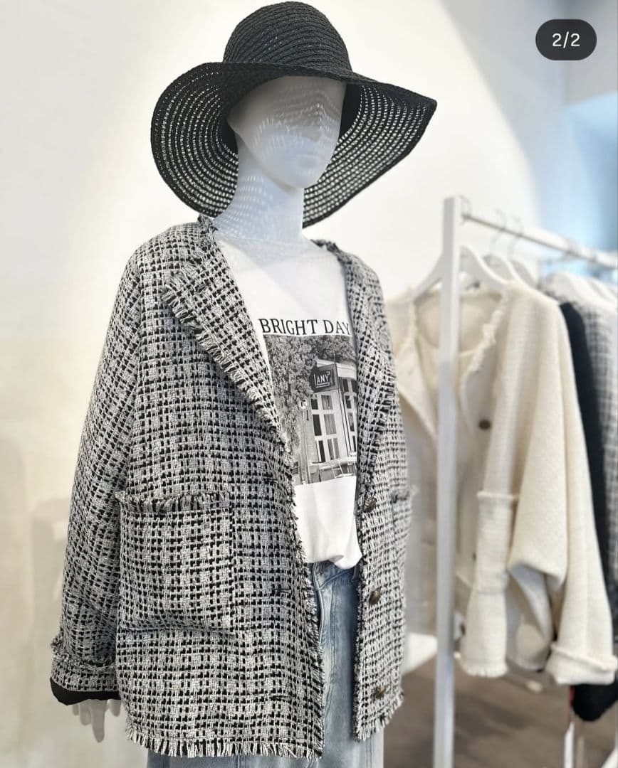 ディニテコリエ　ツイードジャケット　新品