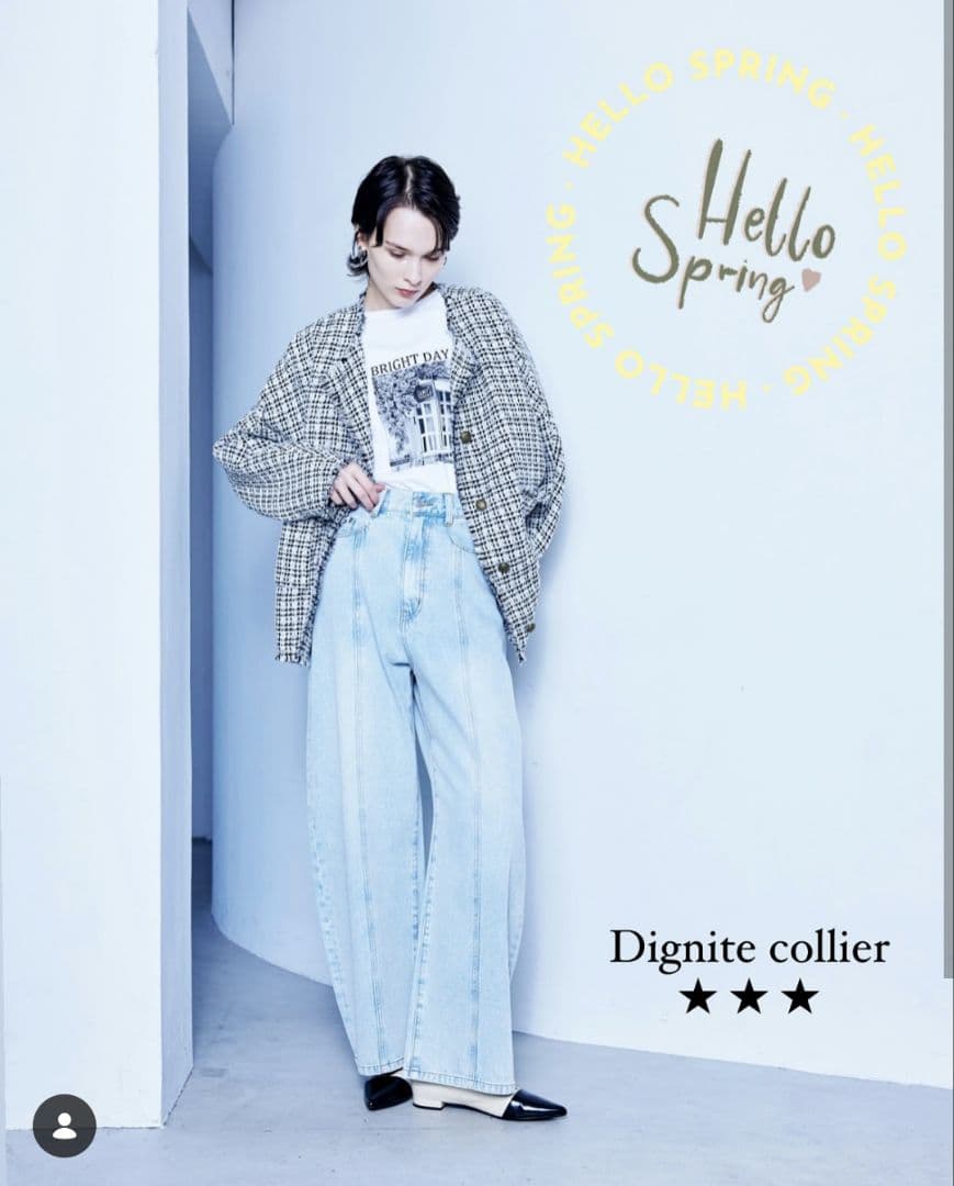 ディニテコリエ　ツイードジャケット　新品