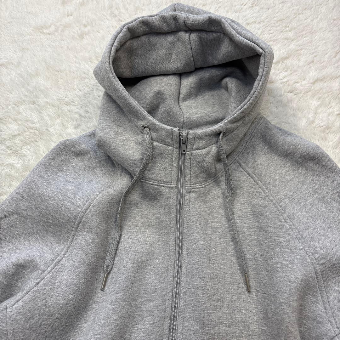 BEARDSLEY ビアズリー Aラインフレアパーカー　ジップアップ　裏起毛
