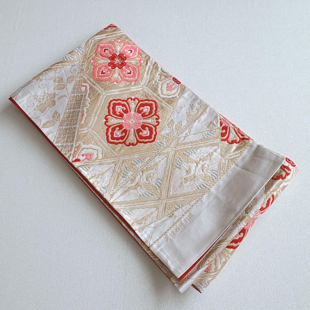 七五三　7歳女の子　フルセット　きもの　緑　比翼仕立　西陣別織　正絹　7288