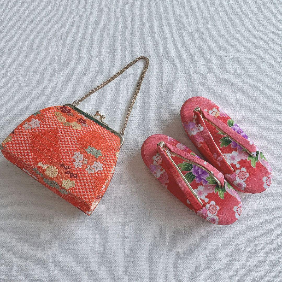 七五三　7歳女の子　フルセット　きもの　緑　比翼仕立　西陣別織　正絹　7288